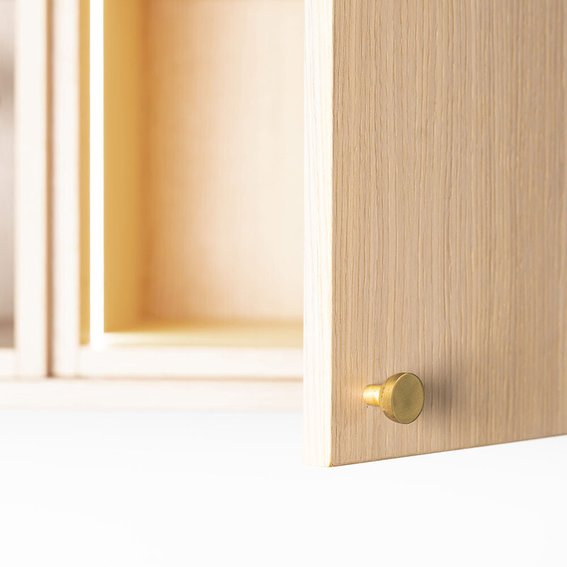 Knopp Copenhagen - 25mm - Rå/Polerad Mässing