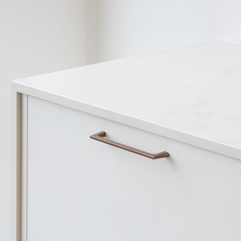 Handtag Liv - 160mm - Borstad Brons