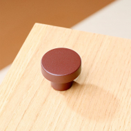 Toniton Circular Knopp - Reddish Brown