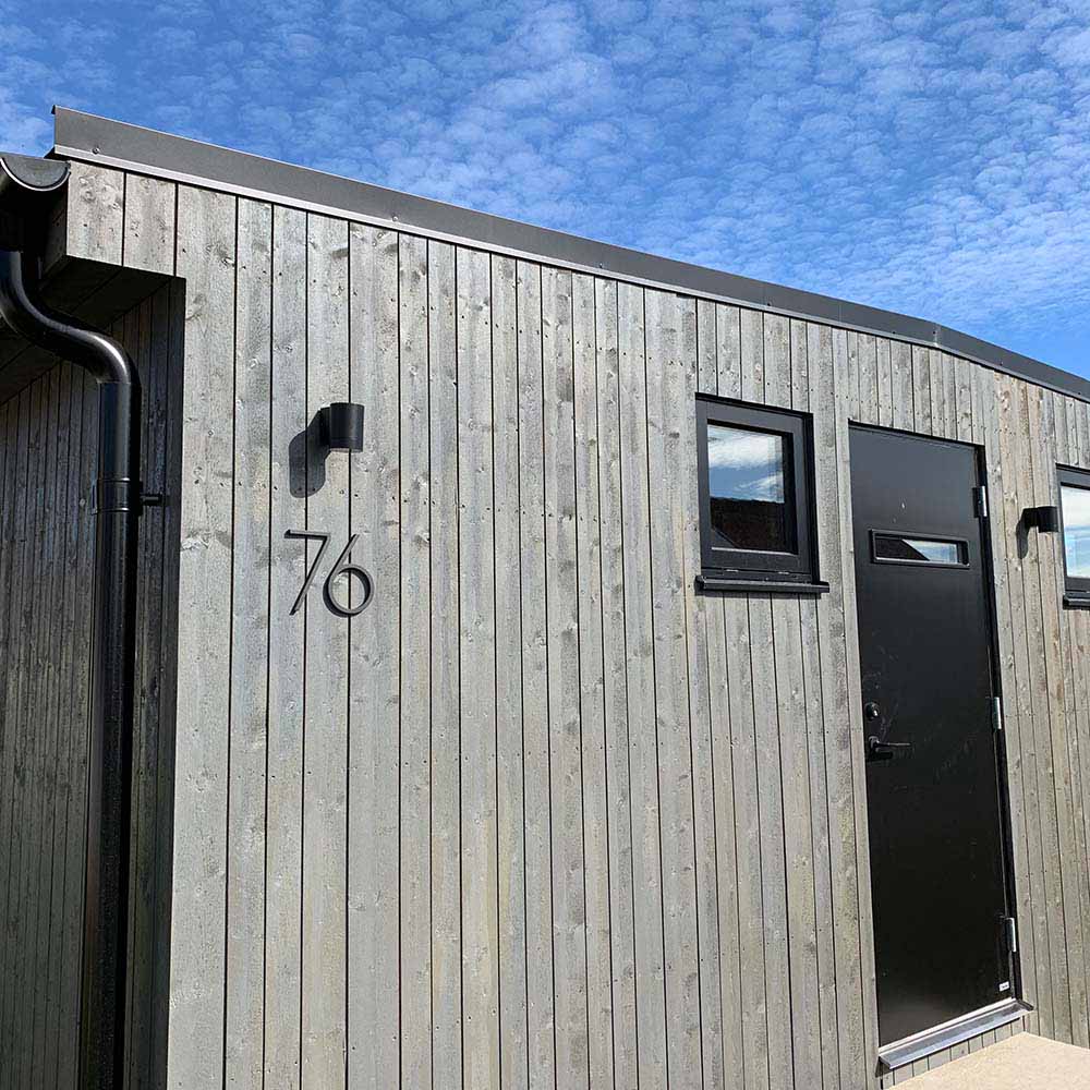 Husnummer Contemporary - 8 - Svart