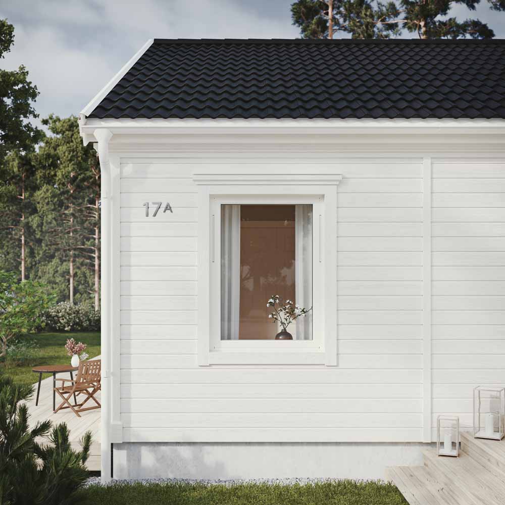Husbokstav Home - Rostfritt Stål