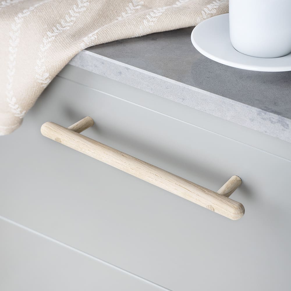 Handtag Lunden - 160mm - Obehandlad Ek