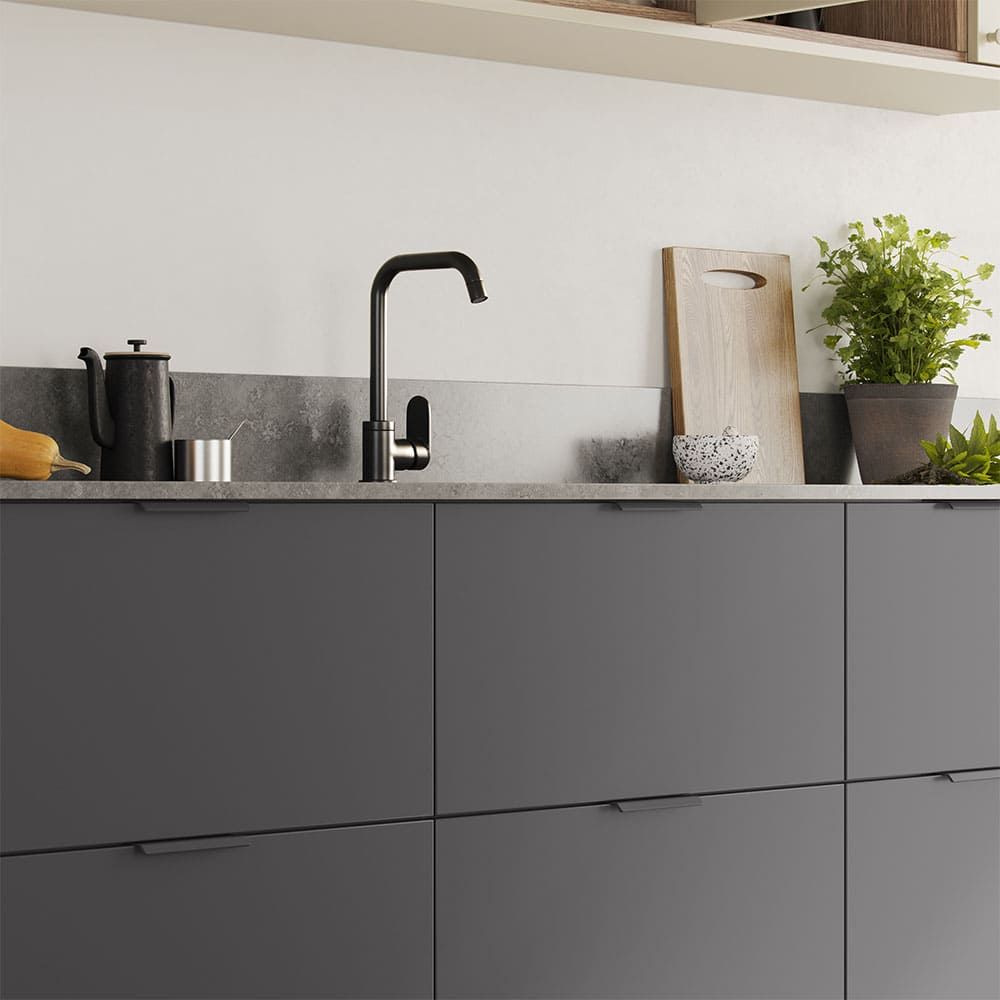 Profilhandtag Side - Grafitgrå