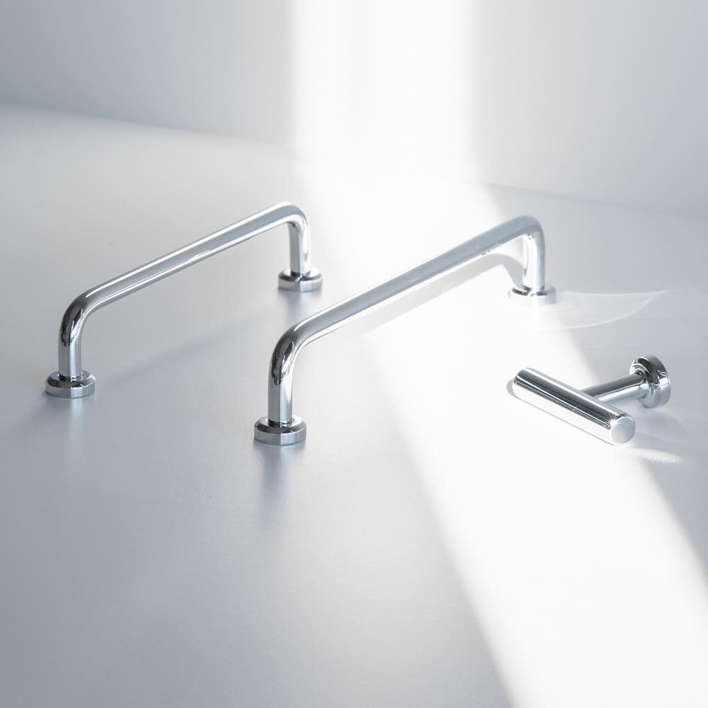 Knopp T Viva - Polerad Krom