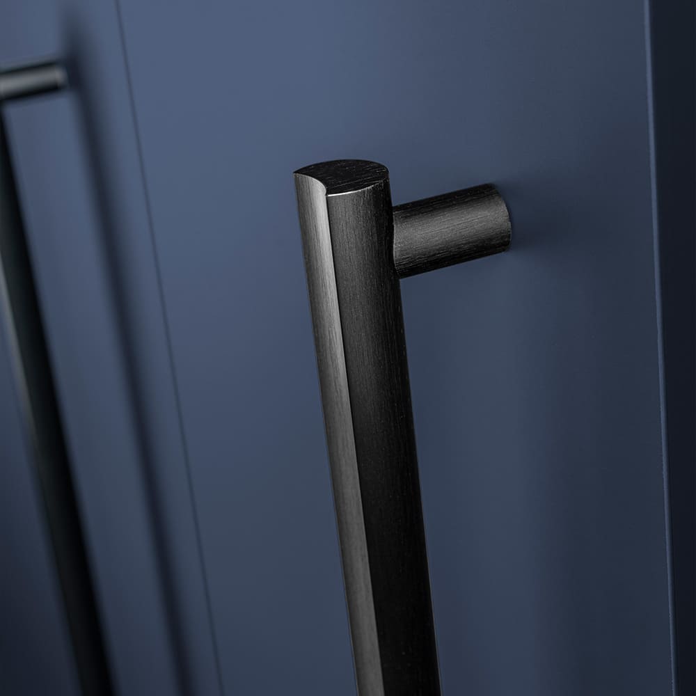 Handtag Moon - Borstad Svart