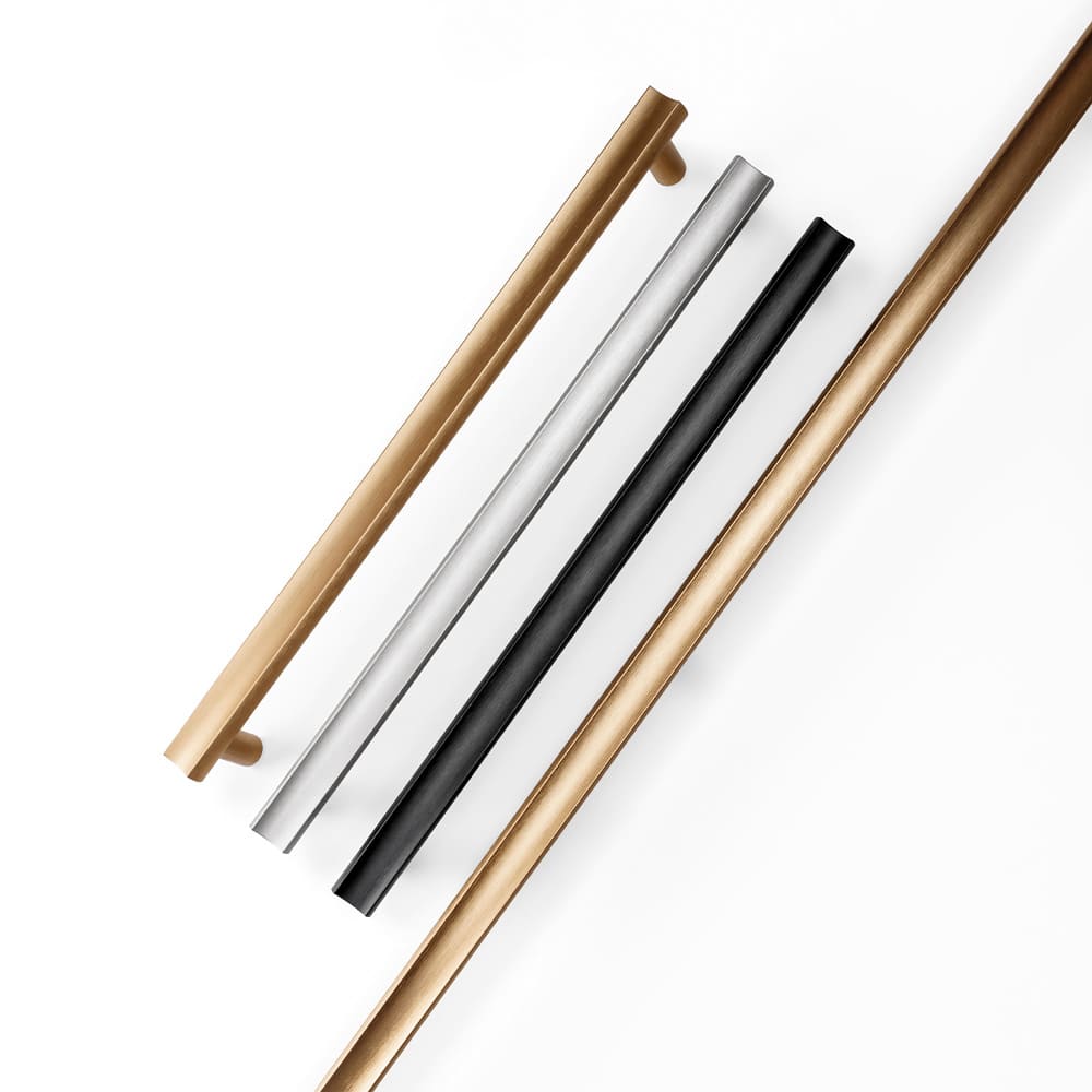 Handtag Moon - Borstad Svart