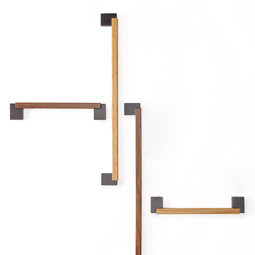 Handtag Duo Mini - Ek/Lavagrå