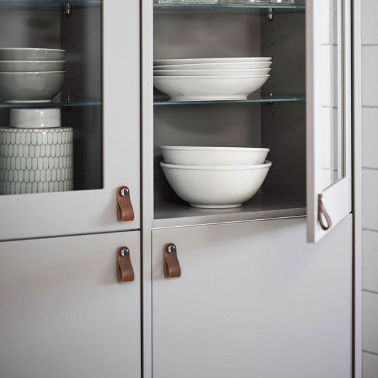 Loop Round - Läder Brun/Krom