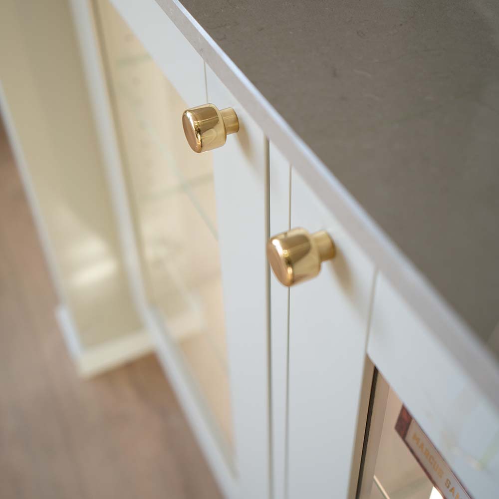 Knopp Esther - Polerad Mässing