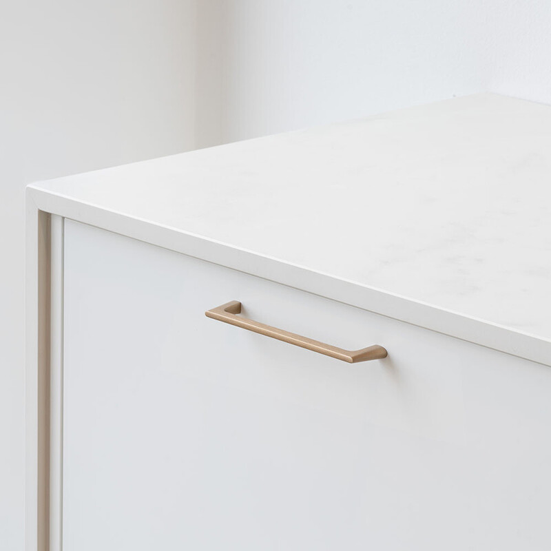 Handtag Liv - 160mm - Borstad Ljus Guld