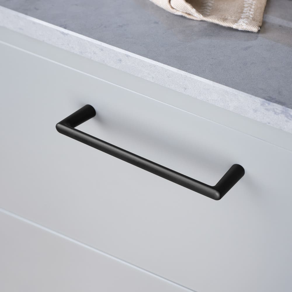 Handtag Bob - 160mm - Mattsvart