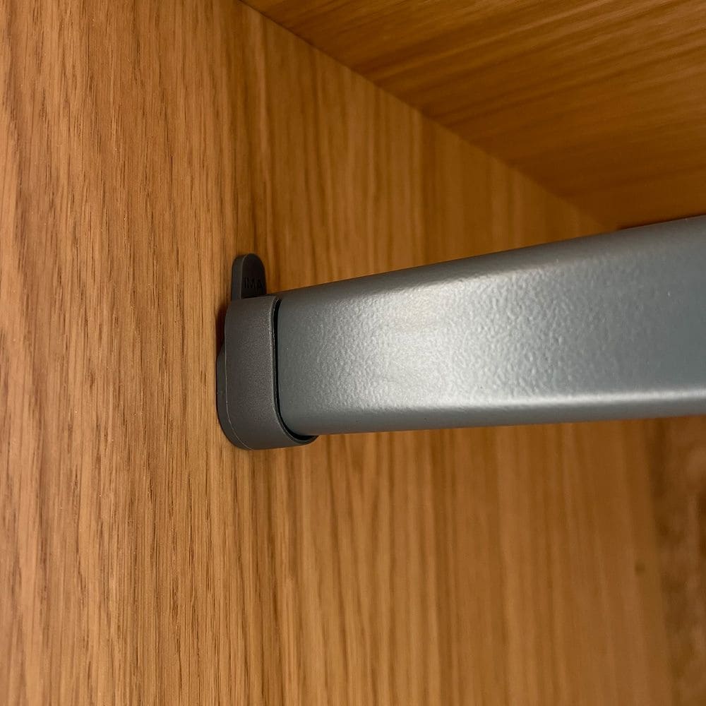 Fäste För Klädstång 16-18mm Stomme - Mörkgrå (1/st)