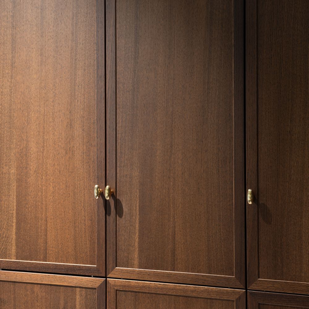 Knopp T Oliver - Polerad Mässing