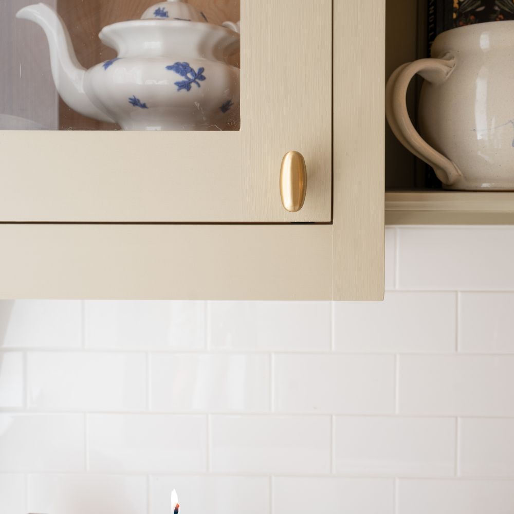 Knopp T Oliver - Borstad Mässing