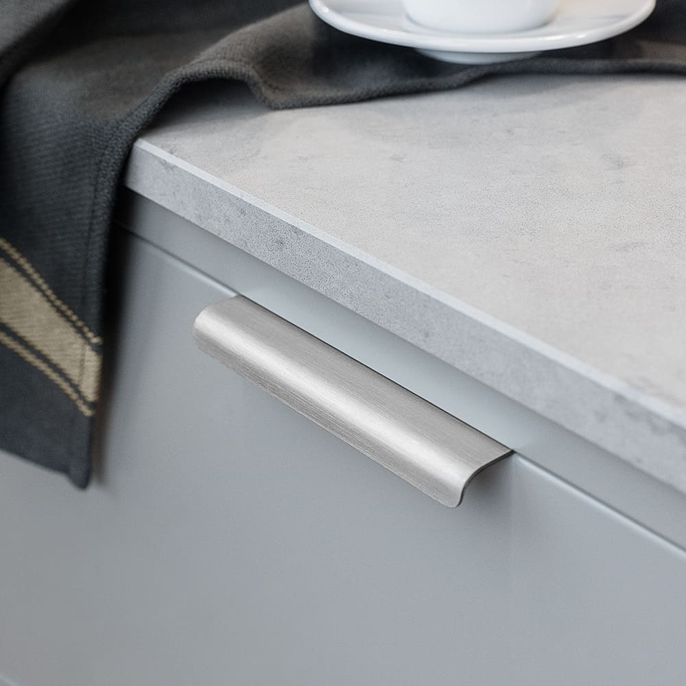 Profilhandtag Lip - Borstad Rostfritt