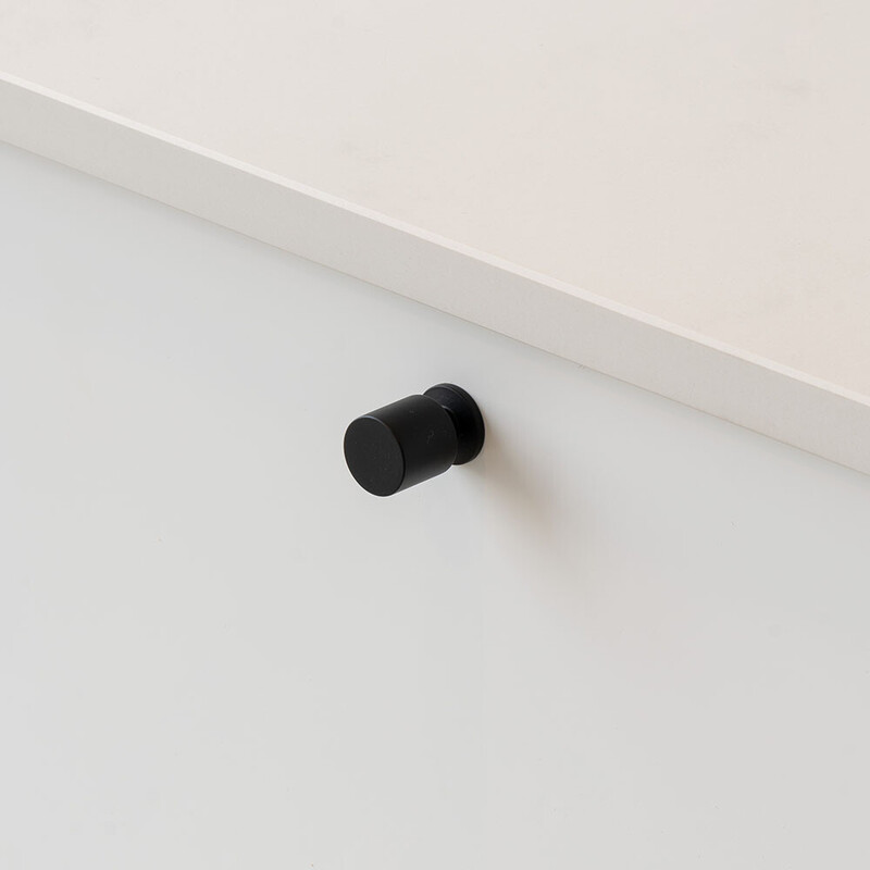 Knopp Solo - 21mm - Mattsvart