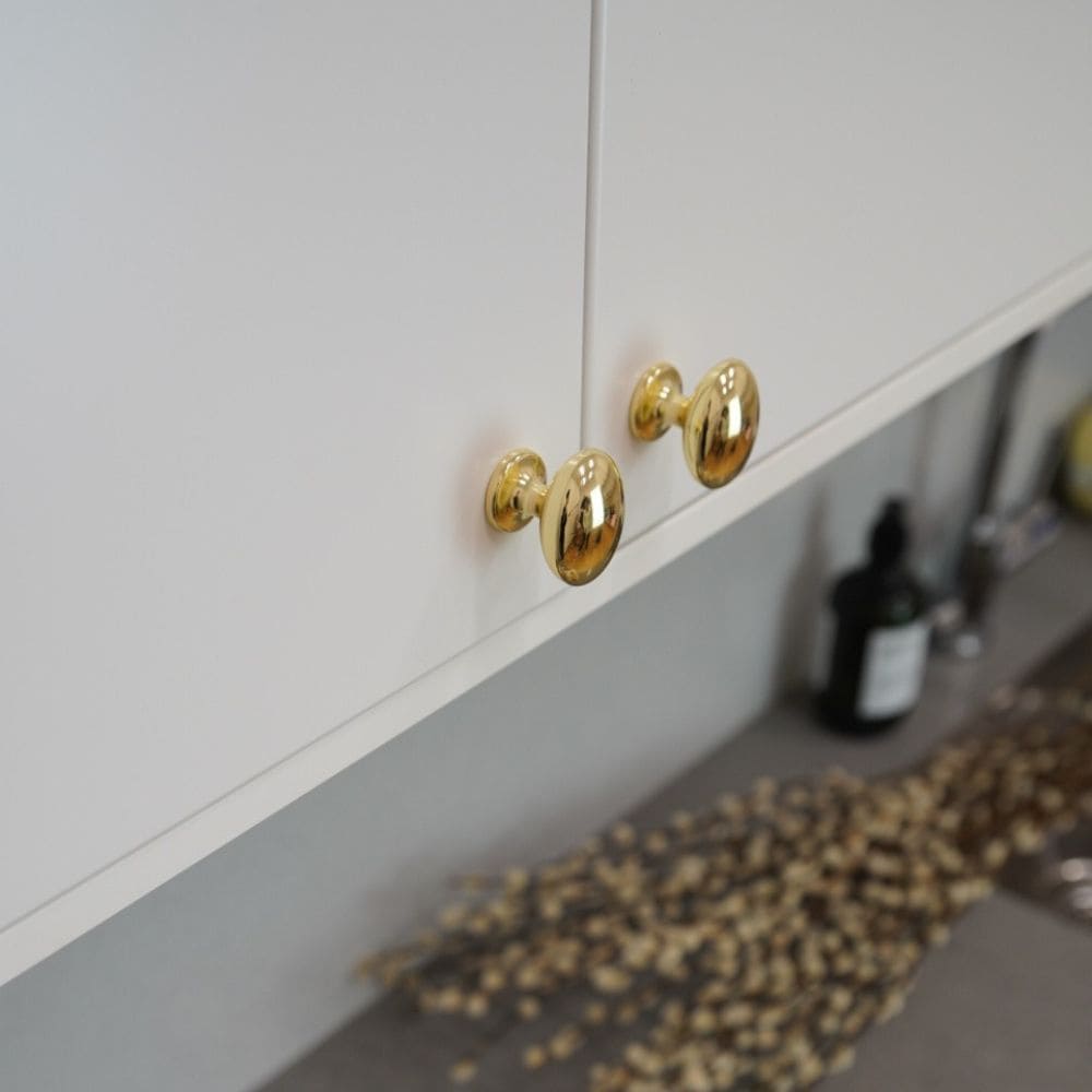 Knopp 401 - Polerad Mässing