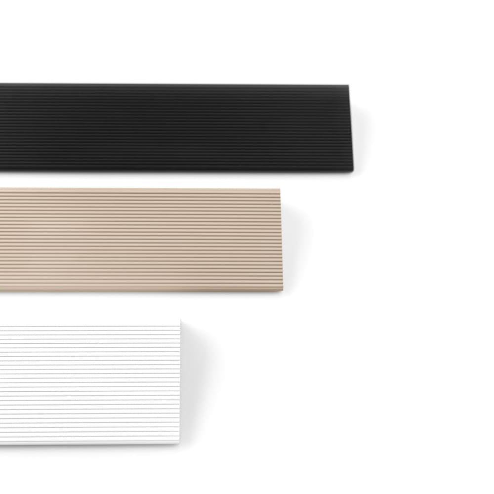 Profilhandtag Square Aqua - Svart