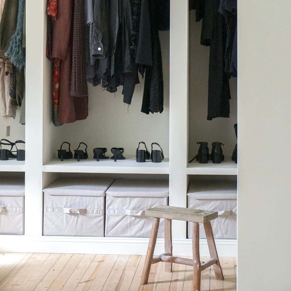 Förvaringslåda med lock - Beige