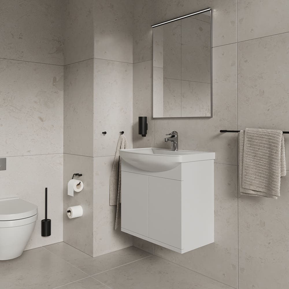 Toalettpappershållare Stay - Mattsvart