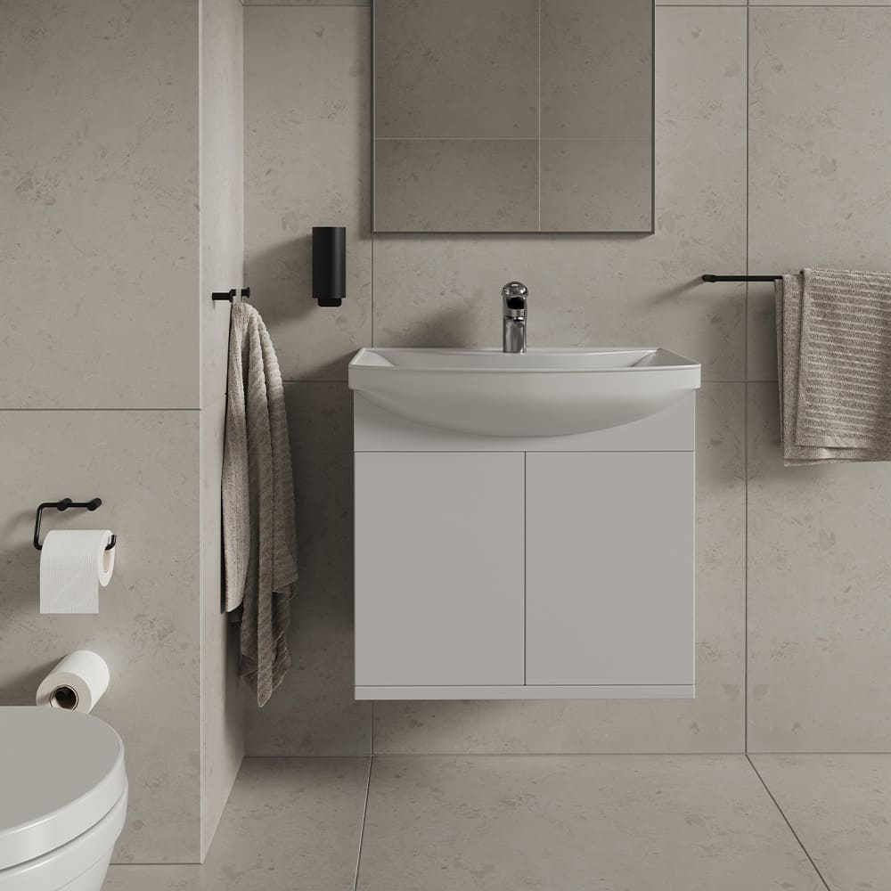 Handduksstång Stay - 600mm - Mattsvart