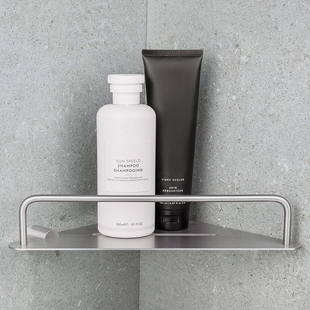 Hörnhylla Match - Borstad Nickel