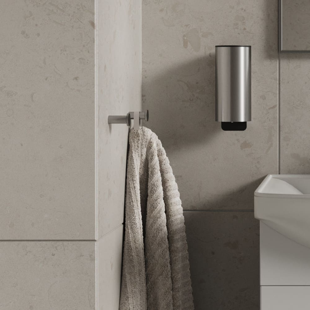 Tvåldispenser Stay - Rostfritt/Svart