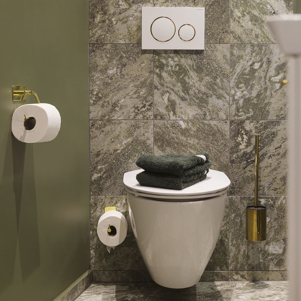 Badrumskit Base 200 - Polerad Mässing