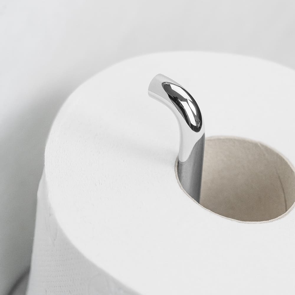 Reservpappershållare Calm - Polerad Krom