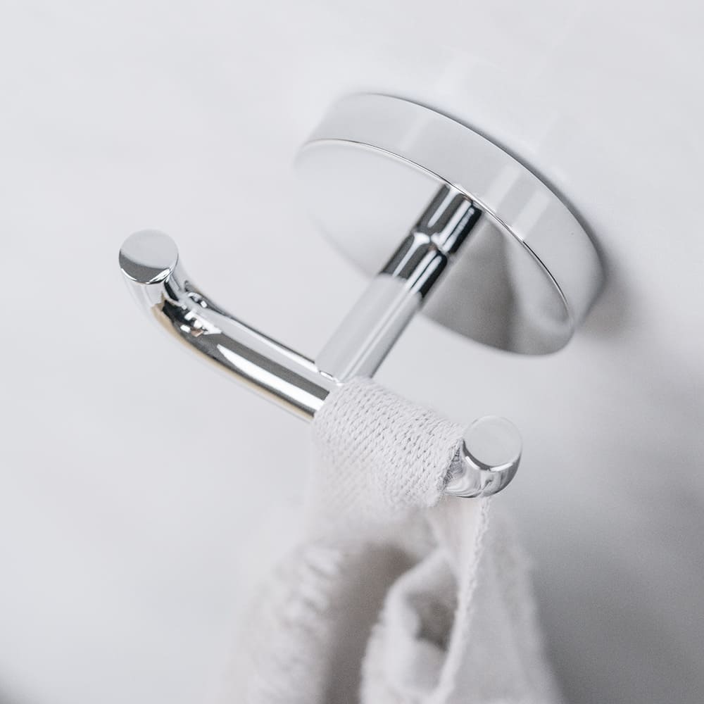 Dubbelkrok Calm - Polerad Krom