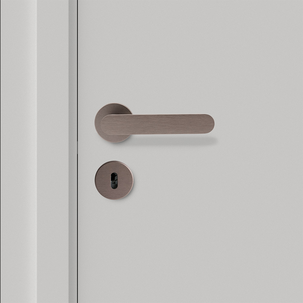 Dörrhandtag Vibe Plain - Mörk Brons