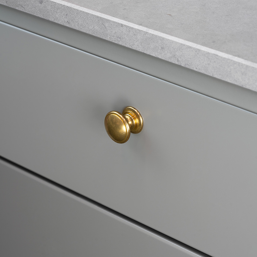 Knopp 24466 - Obehandlad Mässing