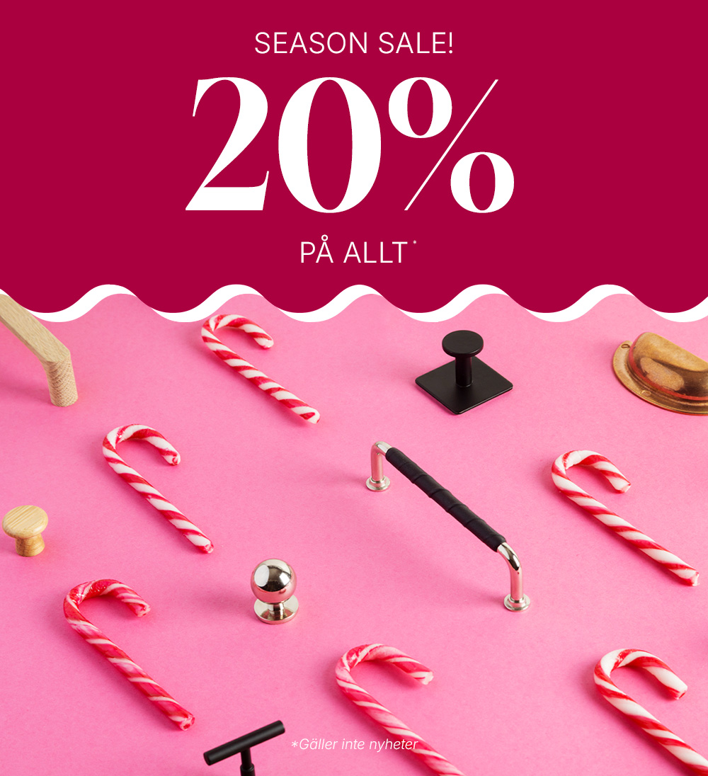 Season sale - 20% på allt