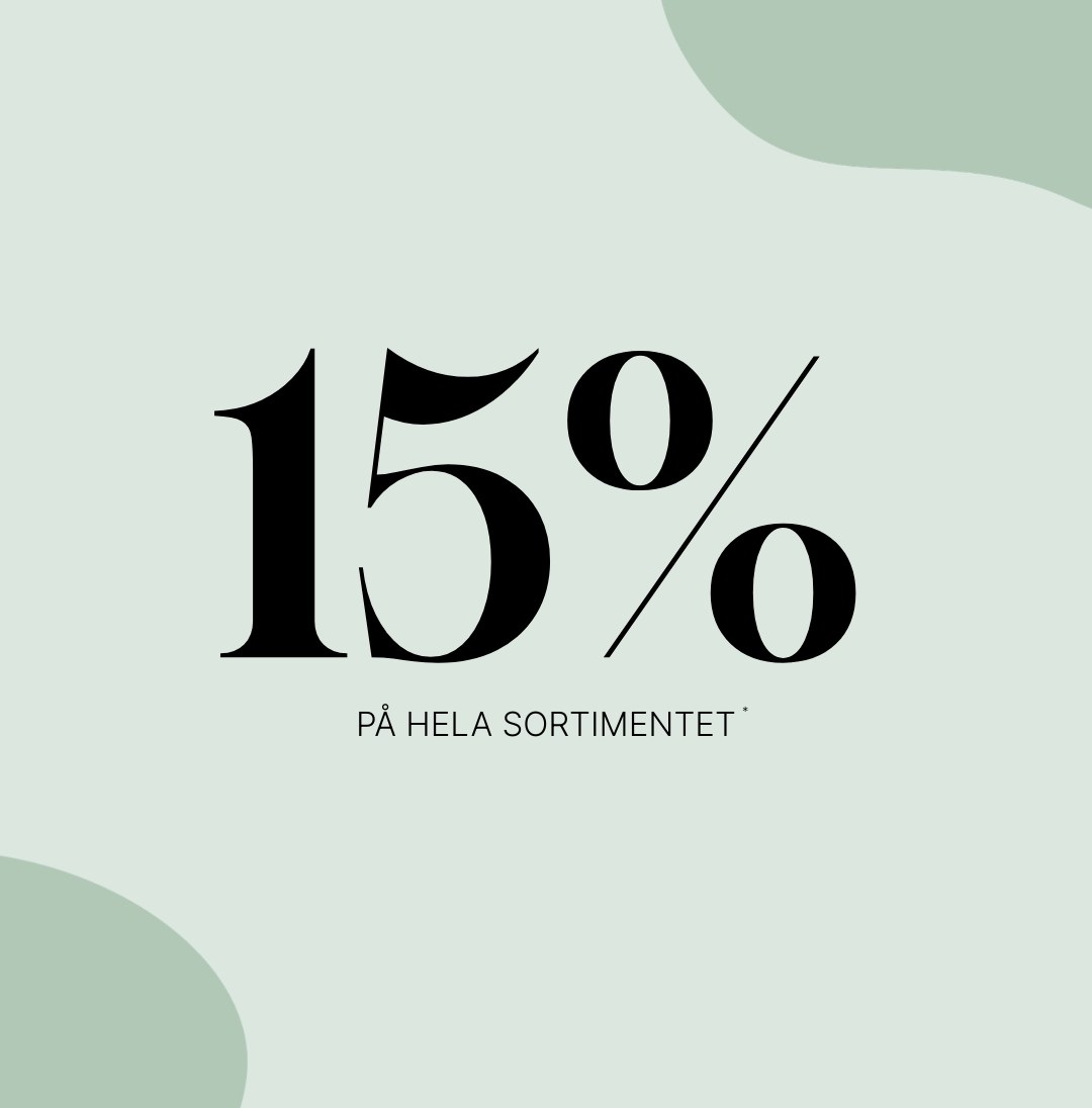 15% på allt